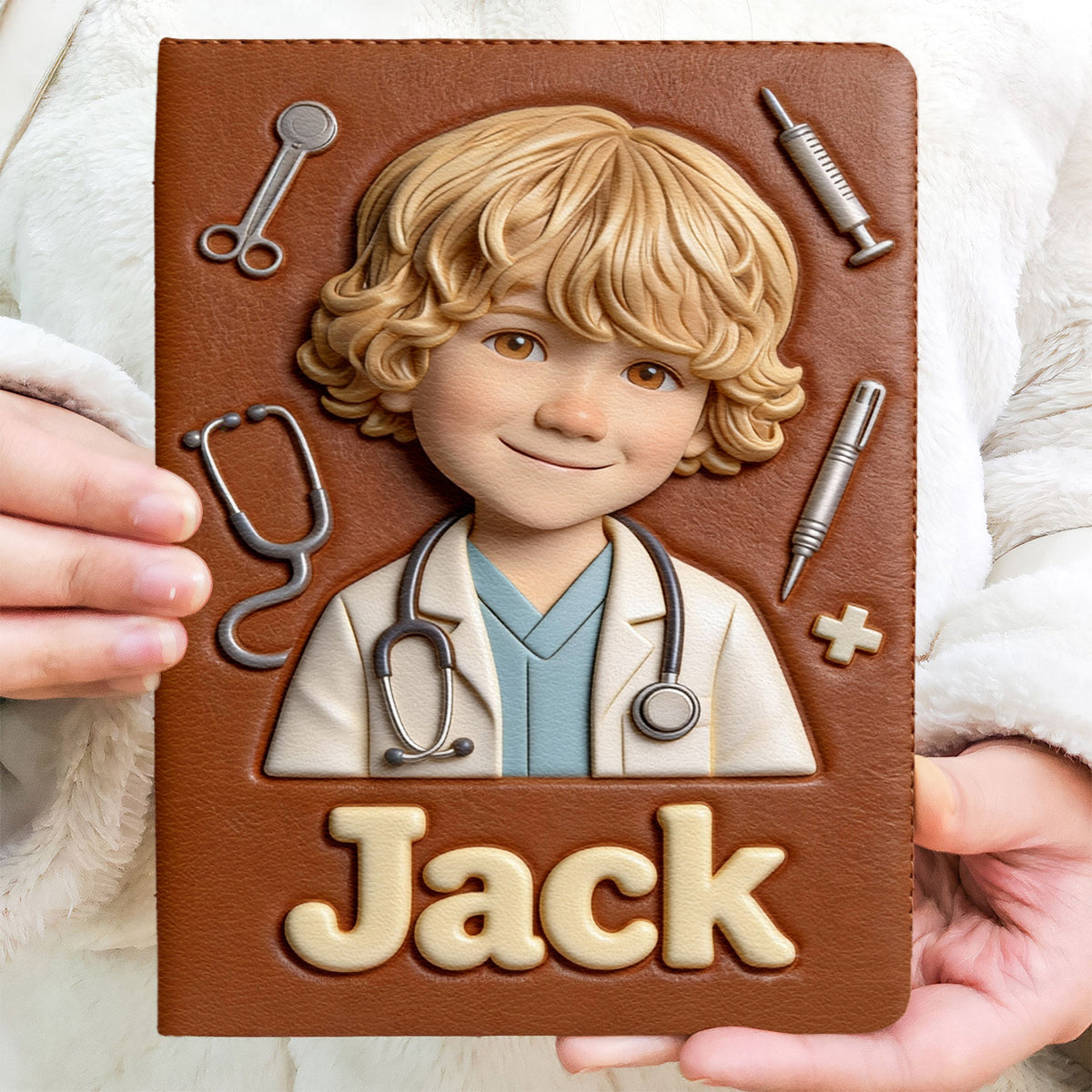 Where Dreams Begin - Personalized Kid Leather Journal
