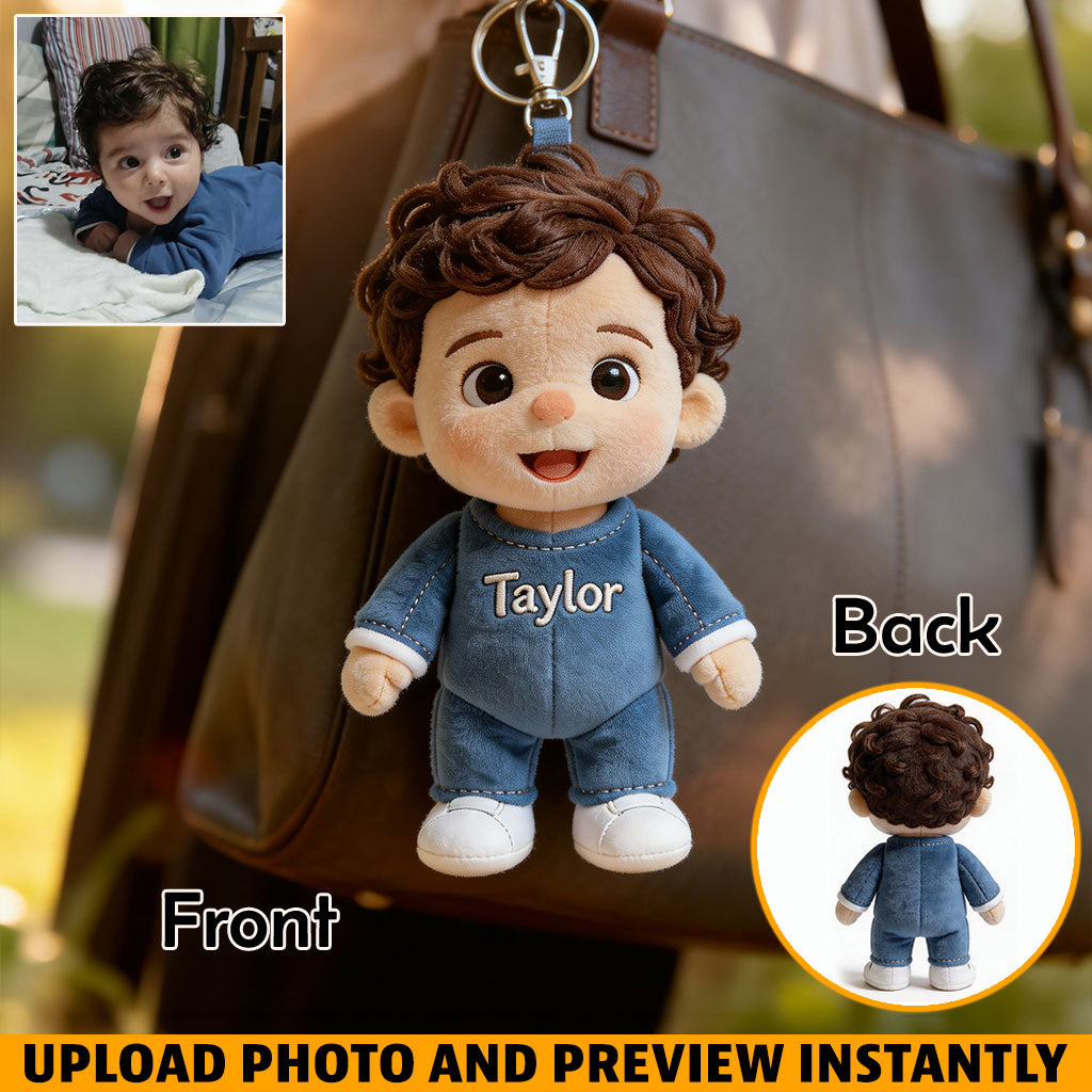 Mini Me - Personalized Kid Plush Keychain
