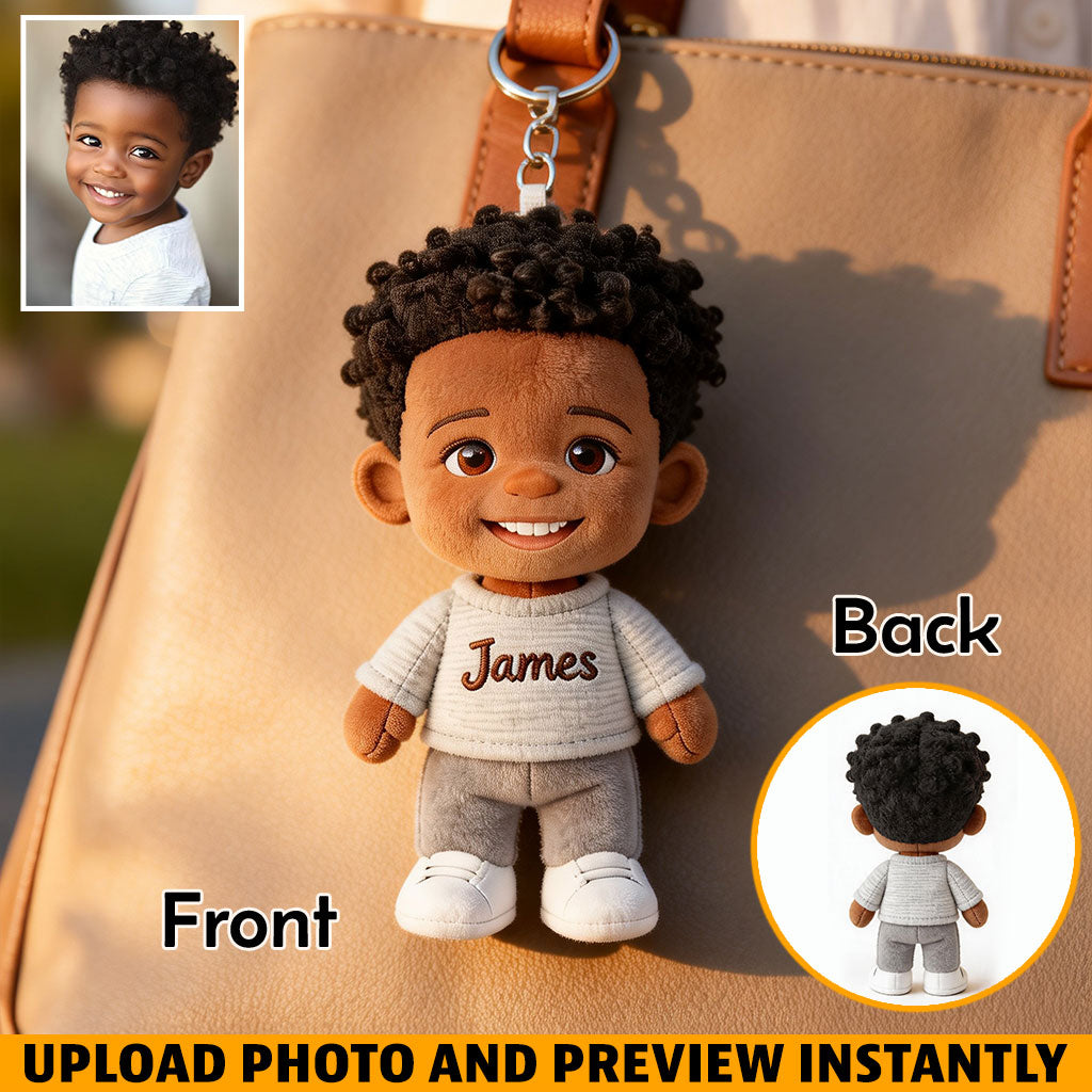 Mini Me - Personalized Kid Plush Keychain
