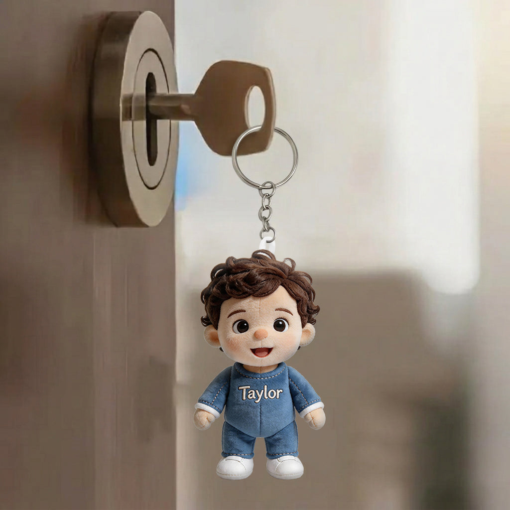 Mini Me - Personalized Kid Plush Keychain