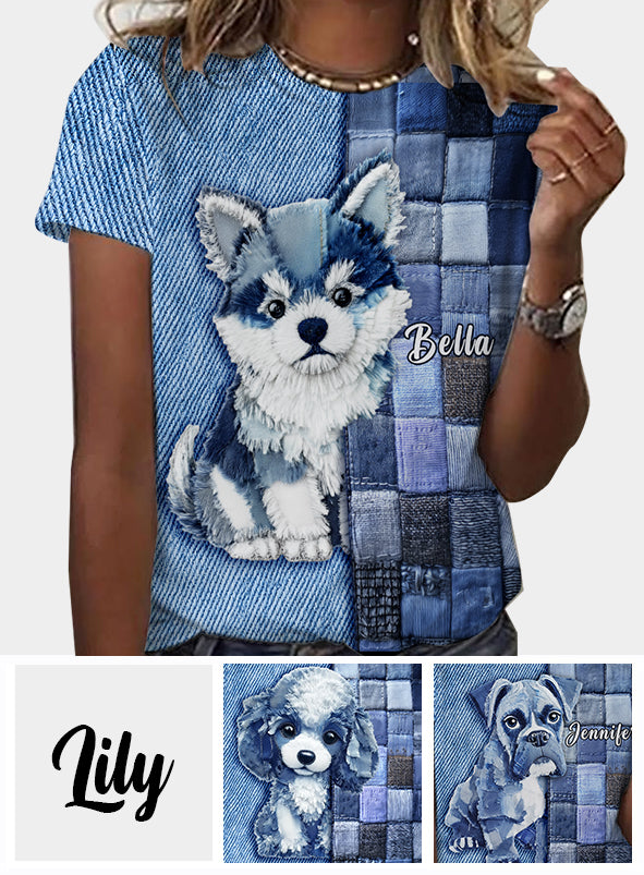 Love Shiba Inu - Personalized Dog All Over Shirt