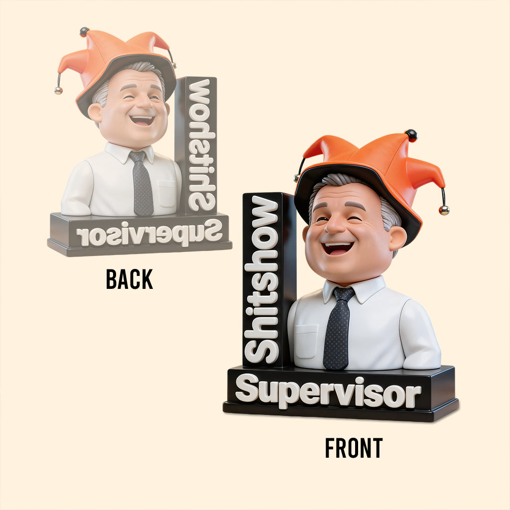 Sh*tshow Supervisor Desk Decor - Personalized Colleague Custom Shaped Acrylic Plaque