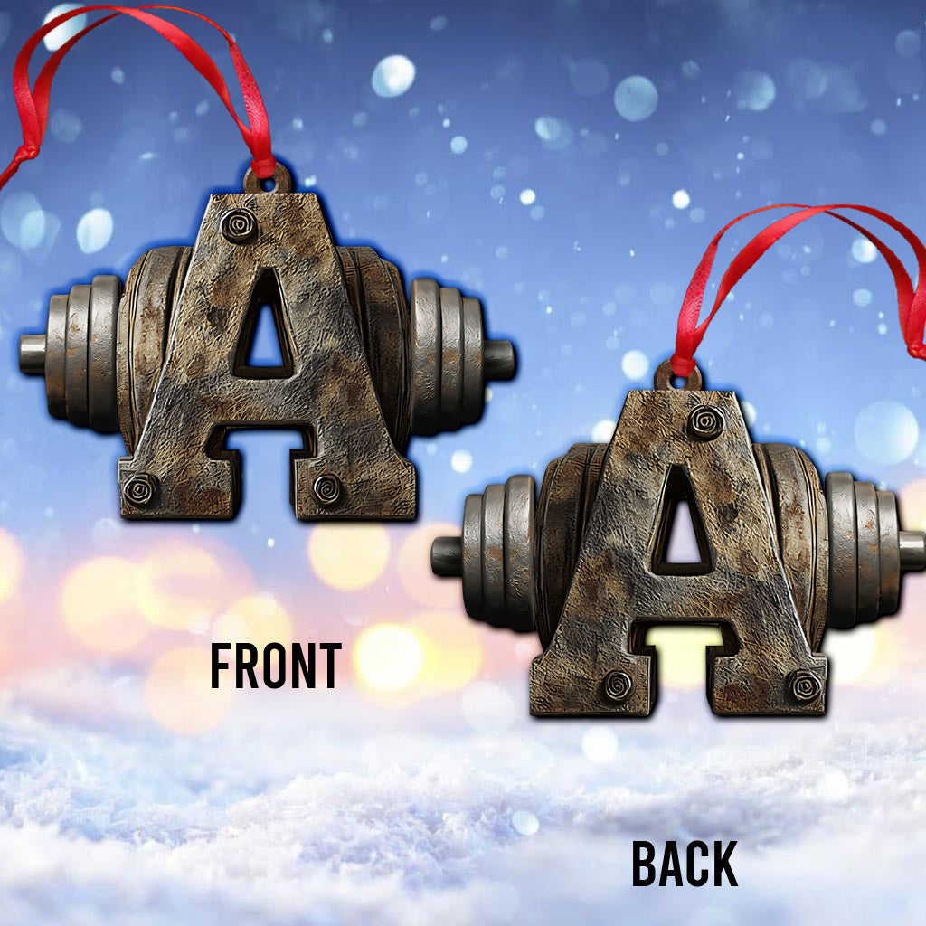 No Pain No Gain - Personalized Fitness Ornament