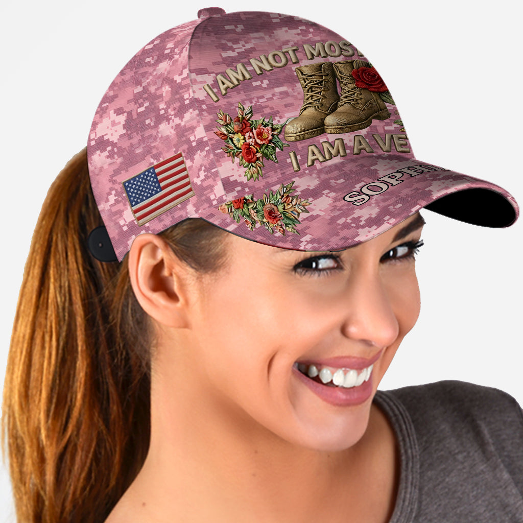 Veteran Mom Gift, Mother Veteran - Personalized Mother Classic Cap