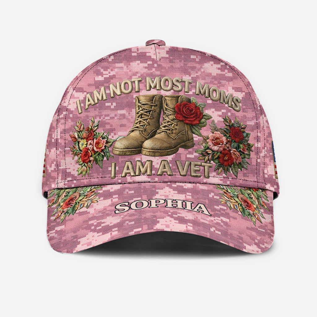 Veteran Mom Gift, Mother Veteran - Personalized Mother Classic Cap