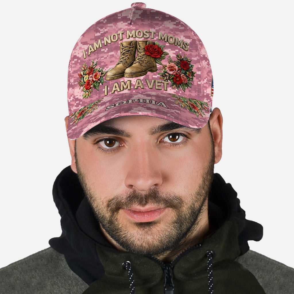 Veteran Mom Gift, Mother Veteran - Personalized Mother Classic Cap