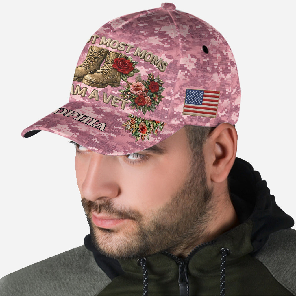 Veteran Mom Gift, Mother Veteran - Personalized Mother Classic Cap