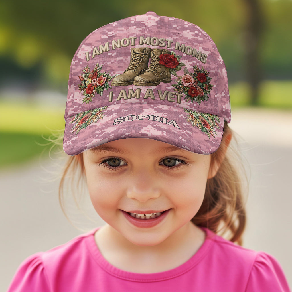 Veteran Mom Gift, Mother Veteran - Personalized Mother Classic Cap