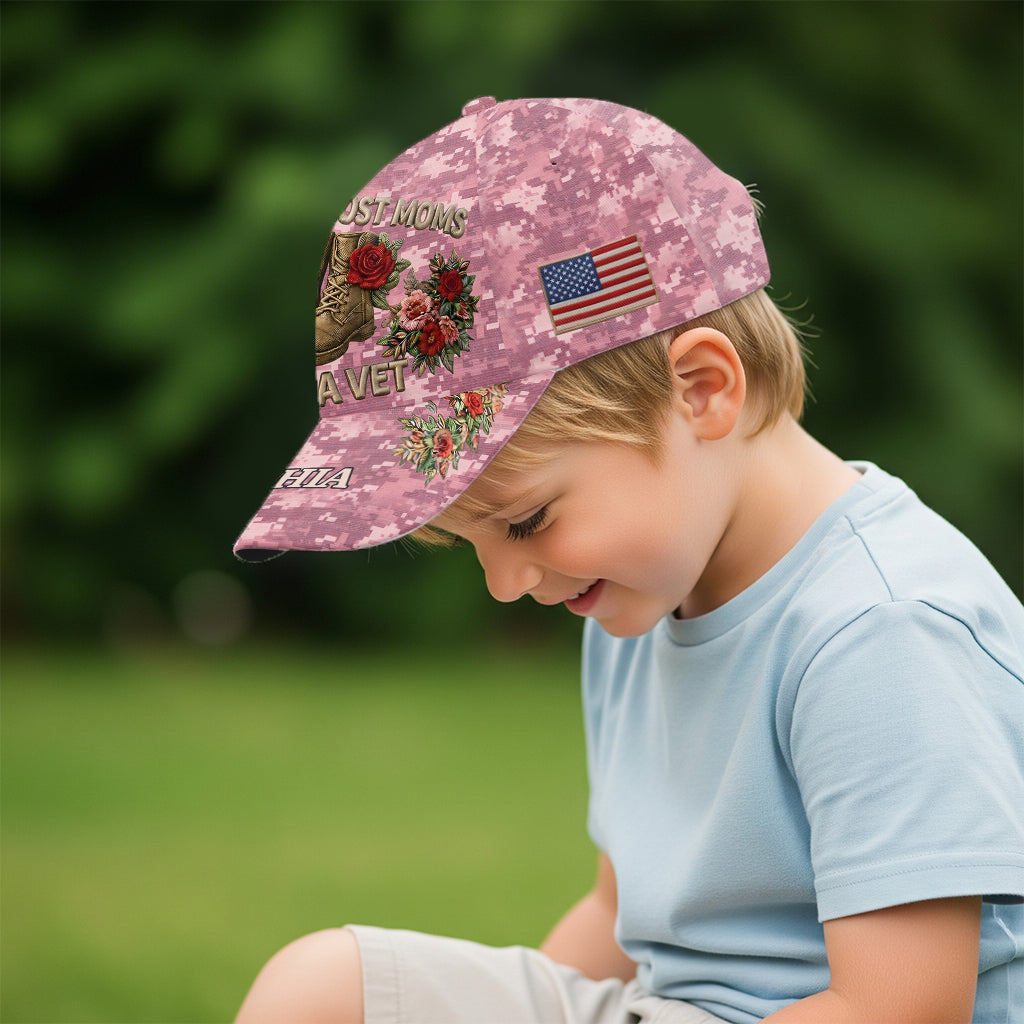 Veteran Mom Gift, Mother Veteran - Personalized Mother Classic Cap