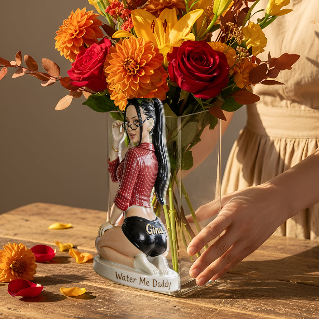 Sexy Plant - Personalized Spicy Couple Acrylic Pot