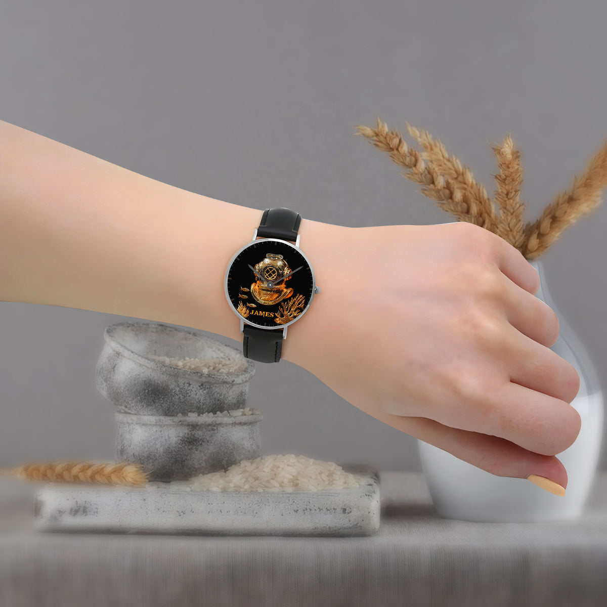 Love Scuba Diving - Personalized Scuba Diving Hand Watch