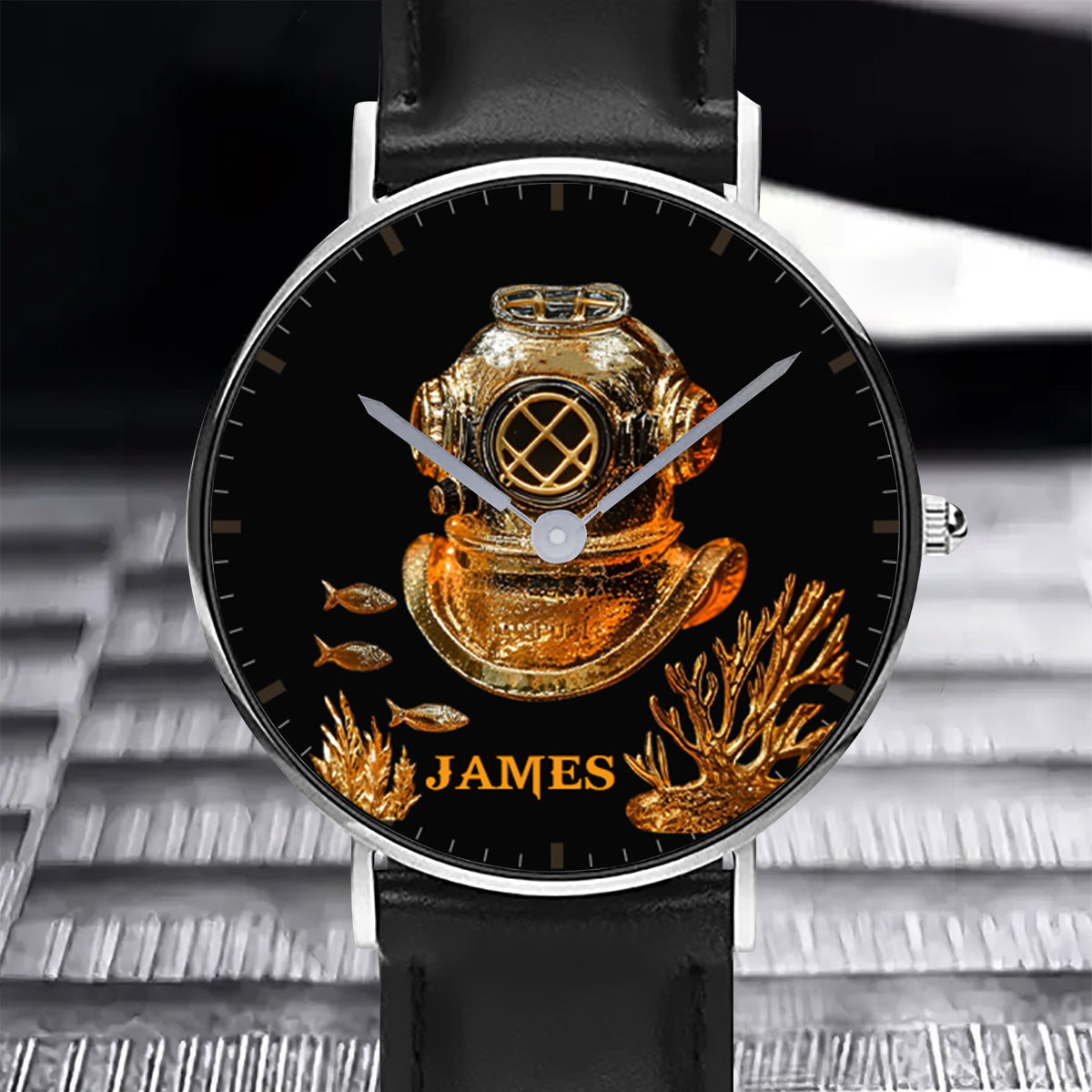 Love Scuba Diving - Personalized Scuba Diving Hand Watch