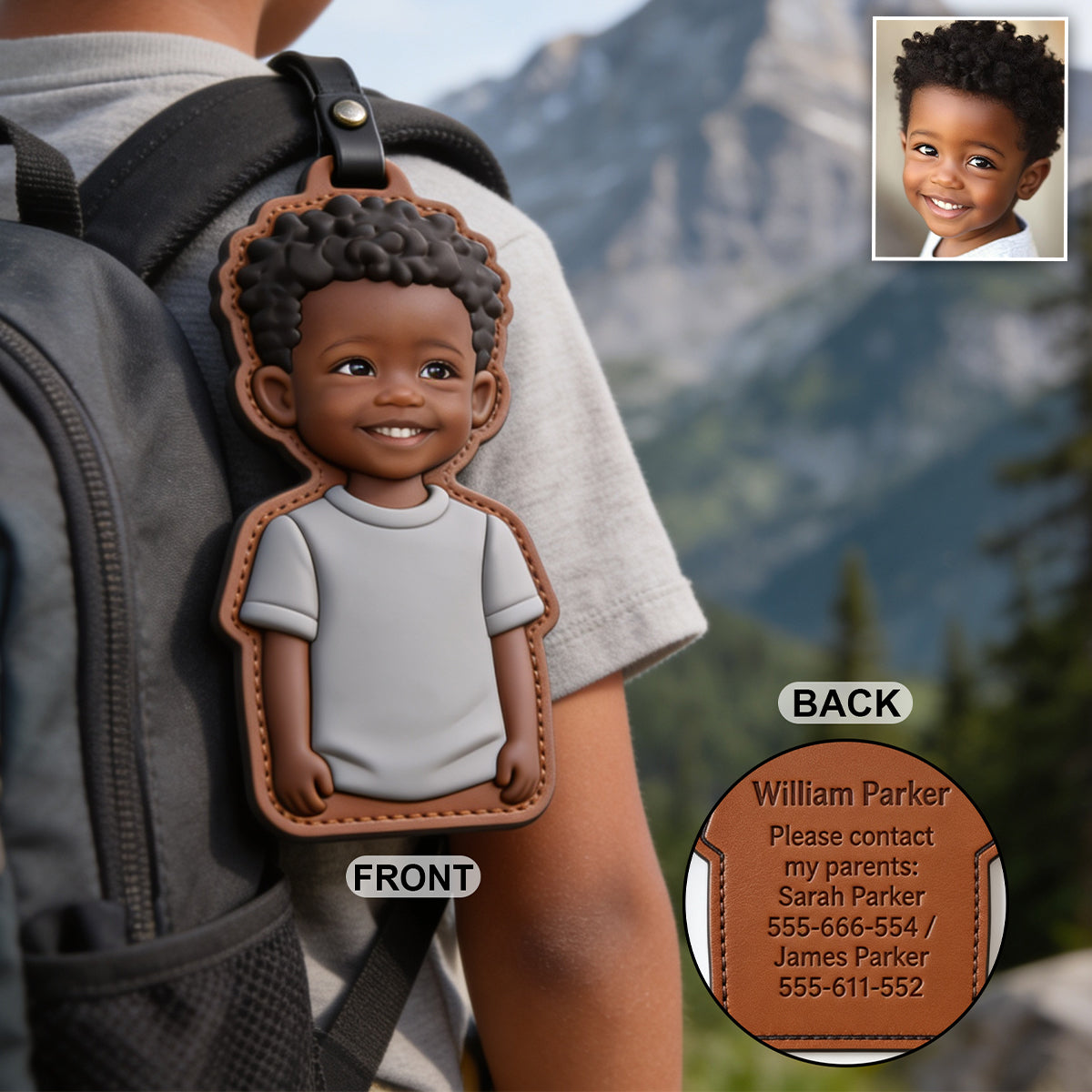 My First Luggage Tag - Personalized Kid Luggage Tag