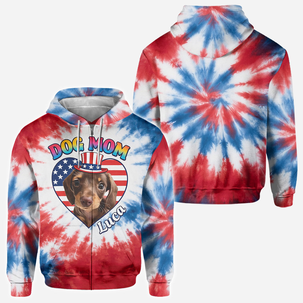 Red, White & Woof - Personalized Pet All Over Shirt