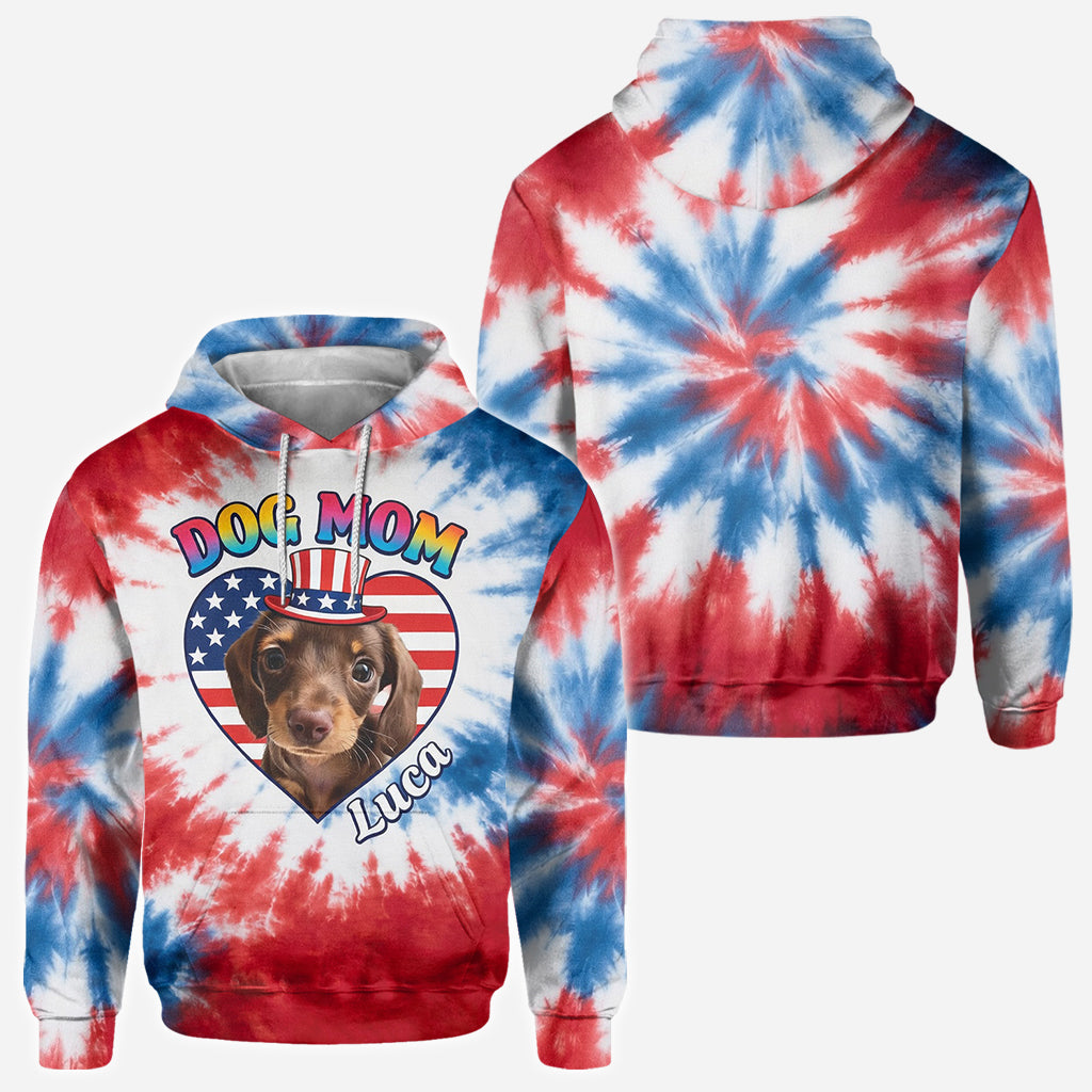 Red, White & Woof - Personalized Pet All Over Shirt