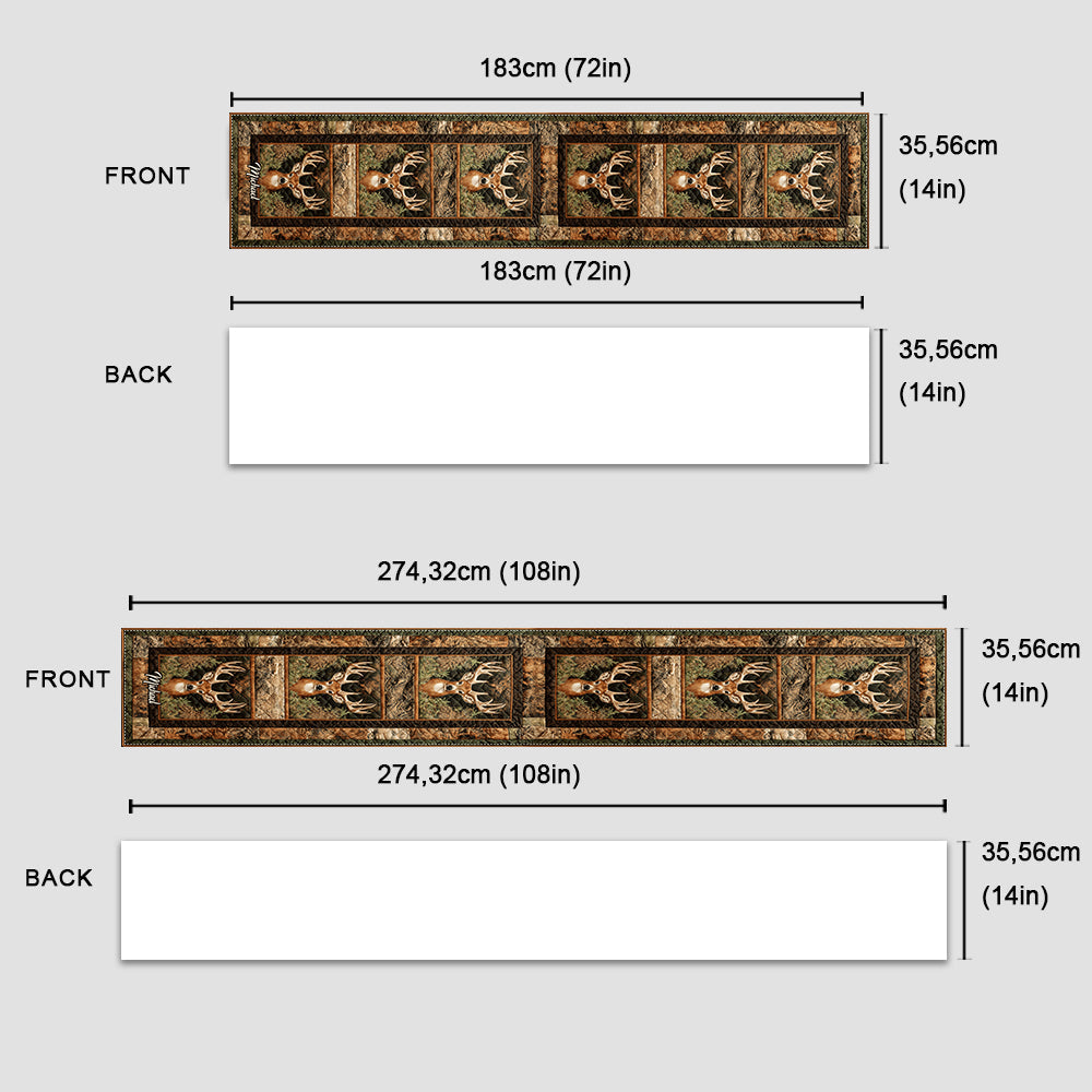 Love Hunting - Personalized Hunting Table Runner