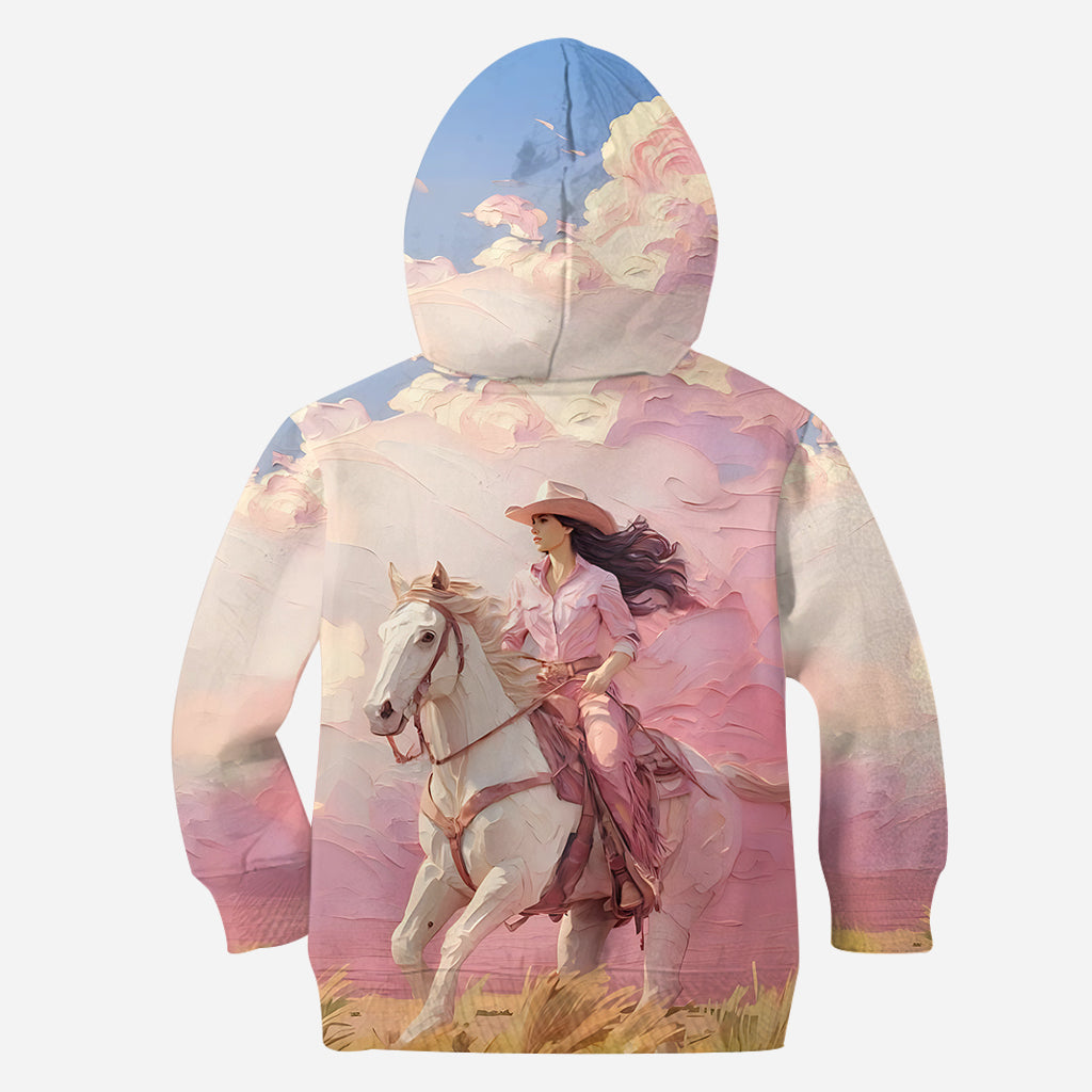 Pink Cowgirl - Personalized Cowgirl All Over Shirt