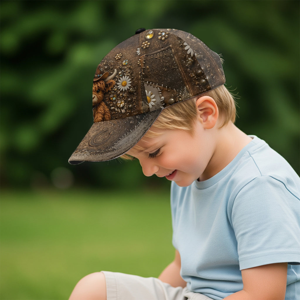 Love Highland Cow - Personalized Highland Cow Classic Cap