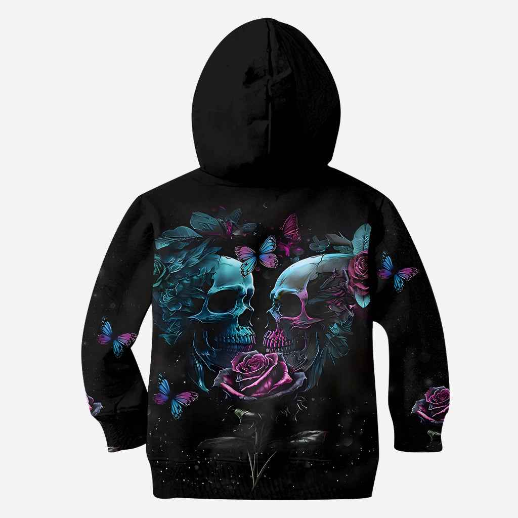 You & Me We Got This - Personalized Skull Hoodie and Leggings