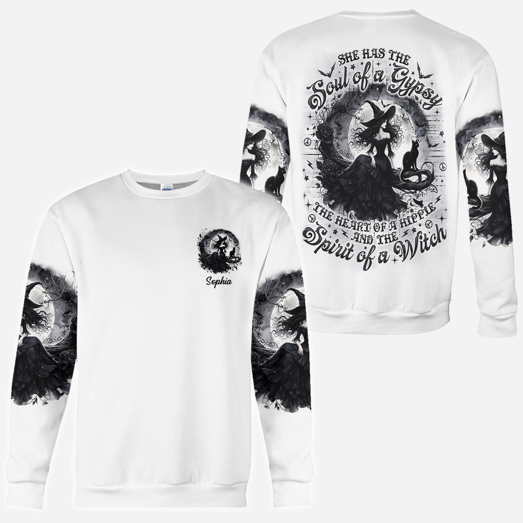 Spirit Of A Witch - Personalized Witch All Over Shirt