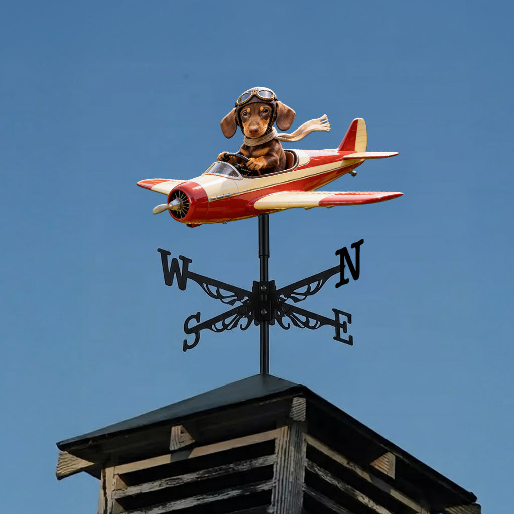 Must-have Item for Your Garden, Pet Lover Gift - Personalized Dog Weather Vane