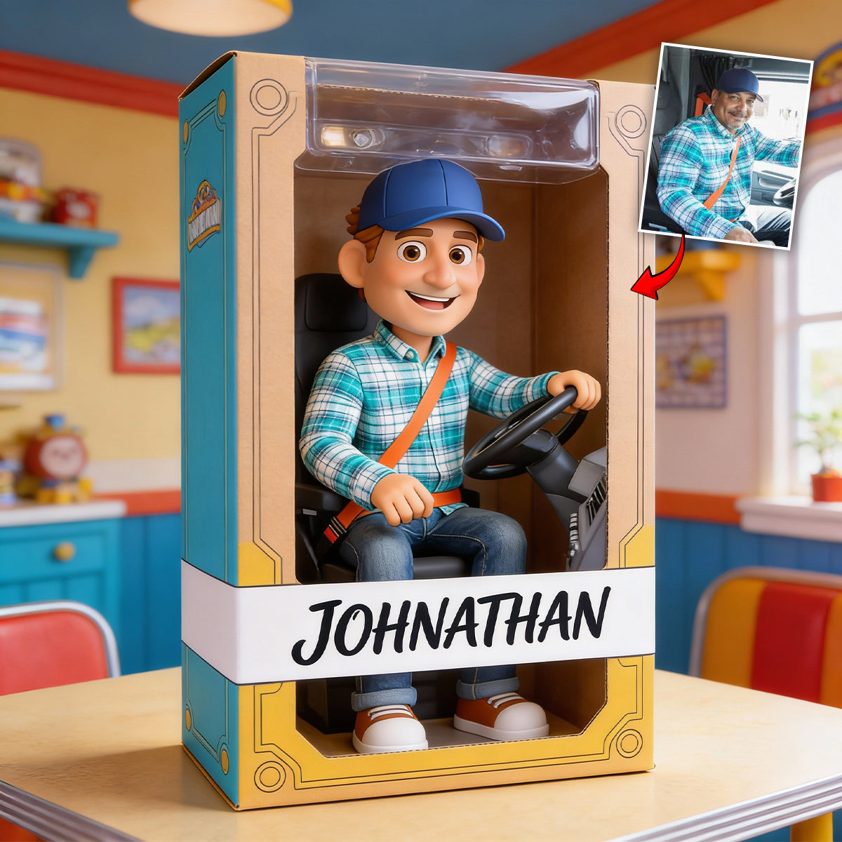 Trucker Gifts - Personalized Trucker Custom Shaped Acrylic Plaque