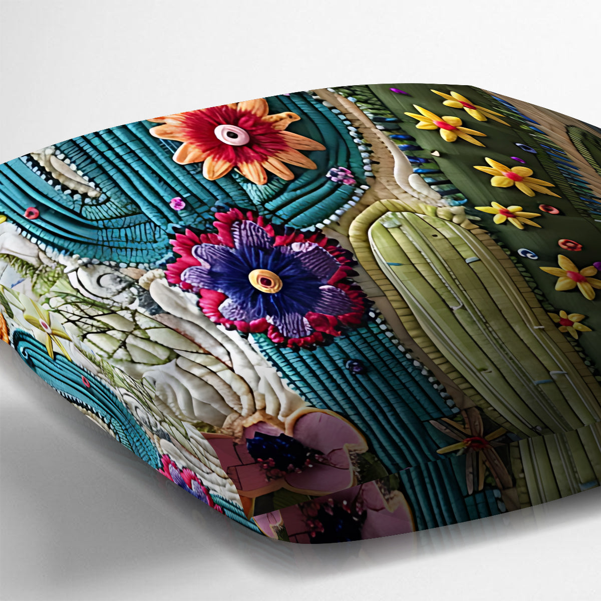 Cactus Garden - Gardening Throw Pillow