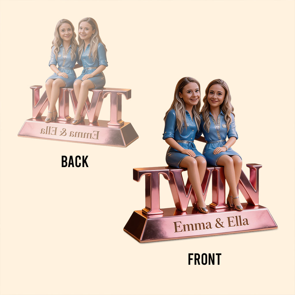 Sibling Forever - Personalized Sibling Custom Shaped Acrylic Plaque