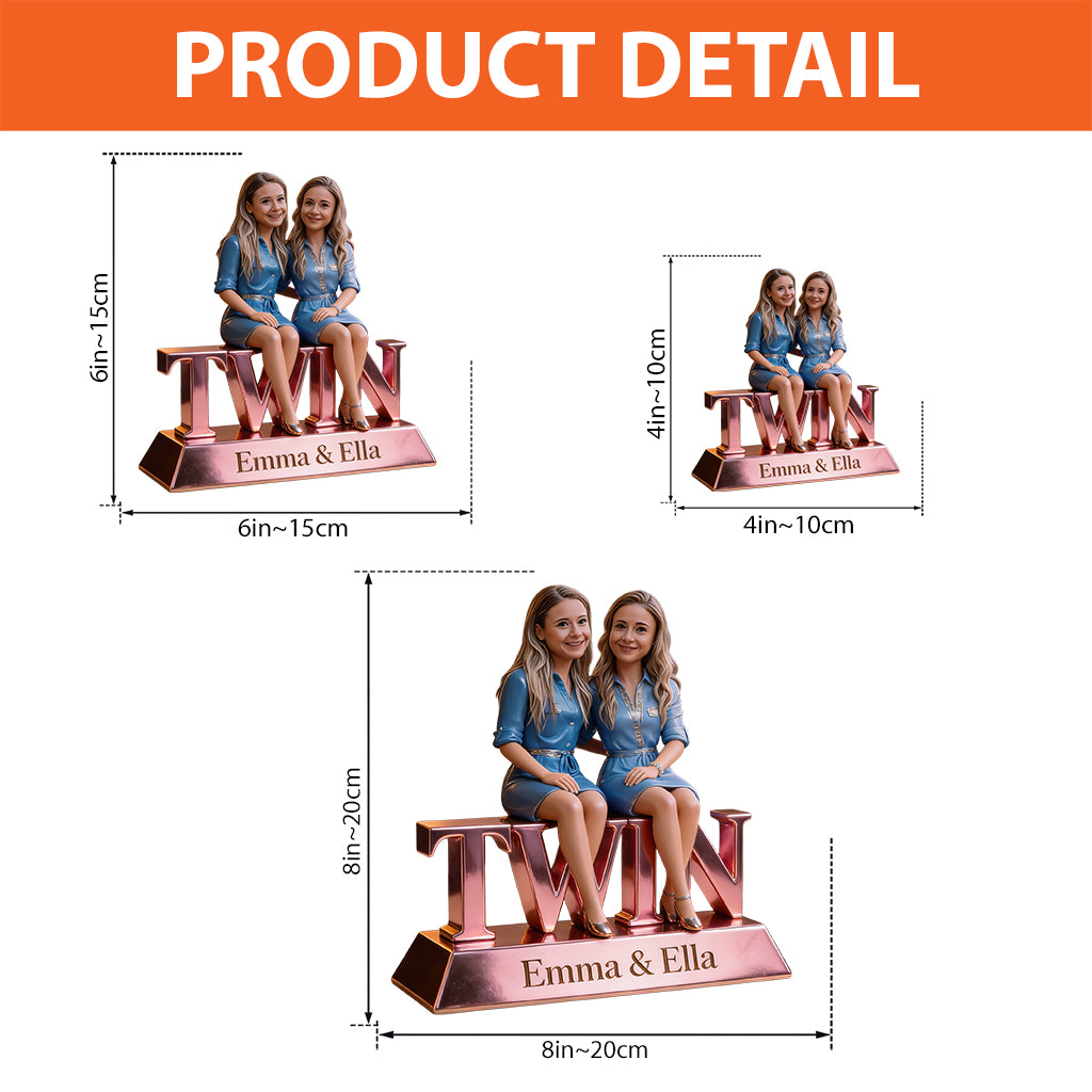 Sibling Forever - Personalized Sibling Custom Shaped Acrylic Plaque