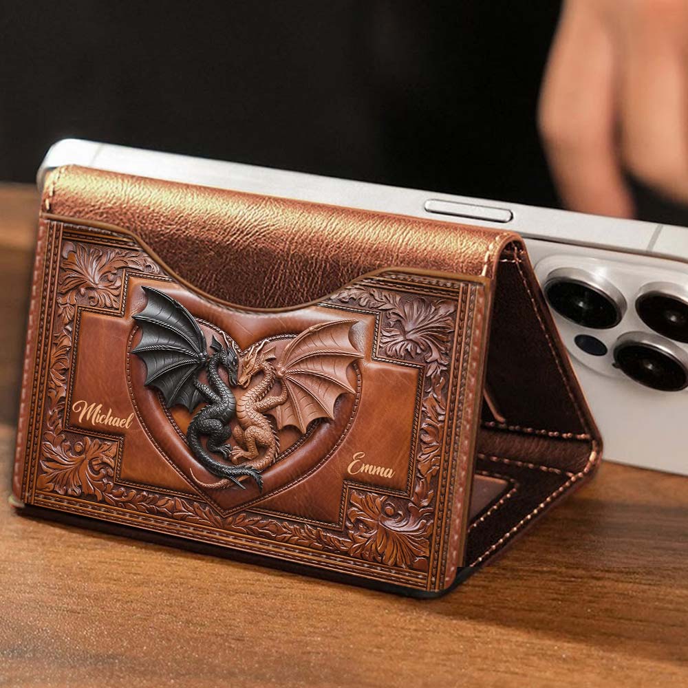 You & Me - Personalized Dragon Magsafe Wallet