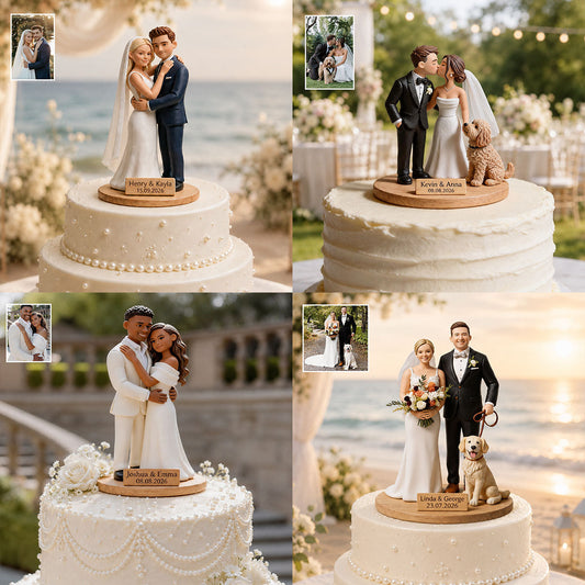 Our Perfect Day - Personalized wedding anniversary 2 Layered Big Freestanding