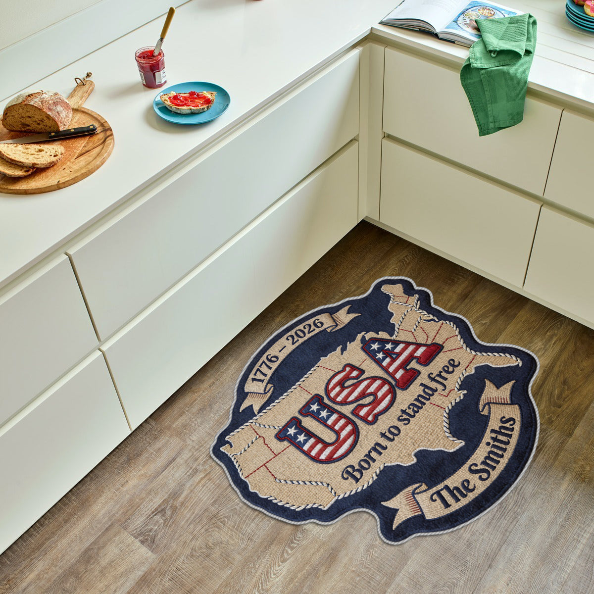 USA 250th - Personalized Patriot Non-Slip Tufted Rug