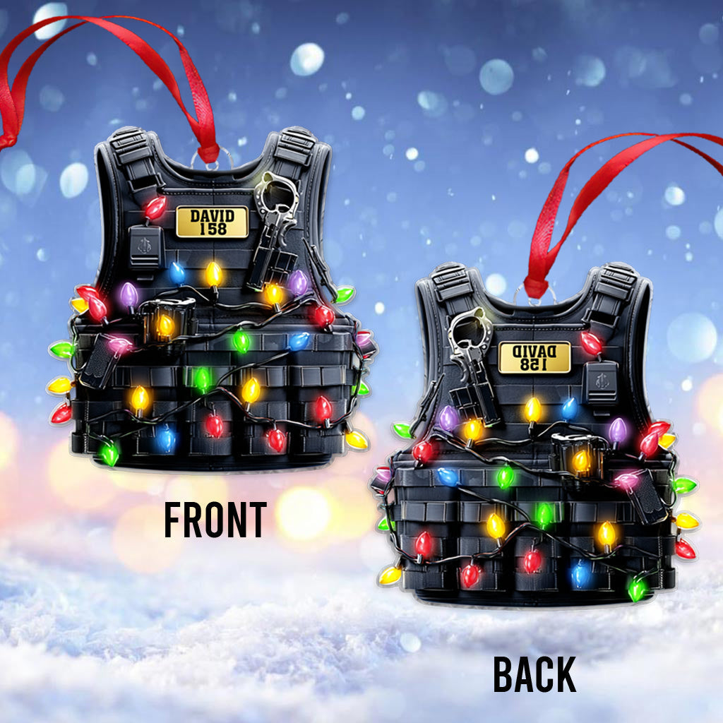 Protect Holiday - Personalized Police Officer Ornament