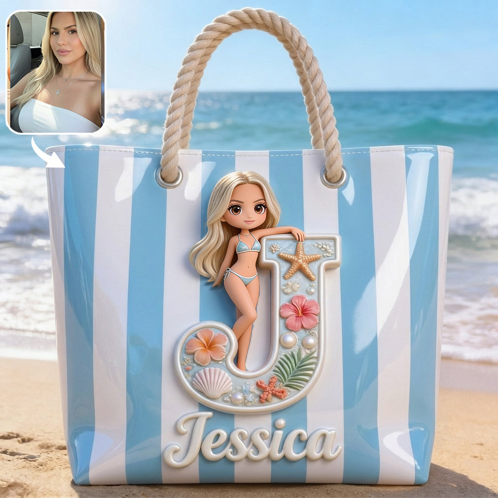 Summer Trip Must-Have - Personalized Self Love Beach Bag