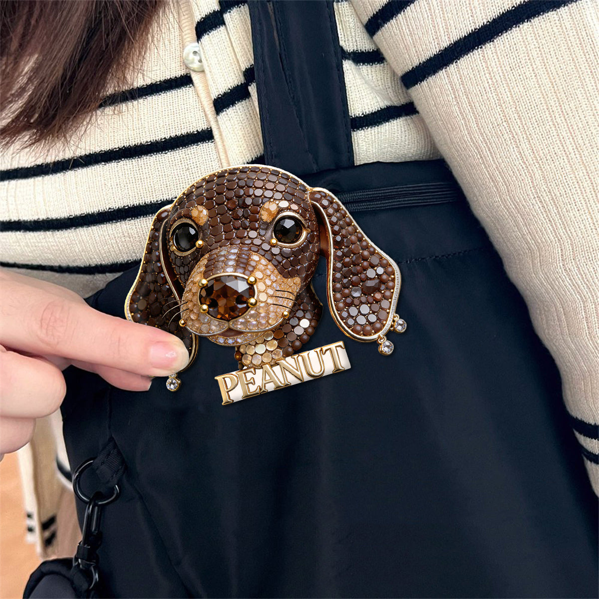 Unique Gift For Pet Lover - Personalized Dog Pin