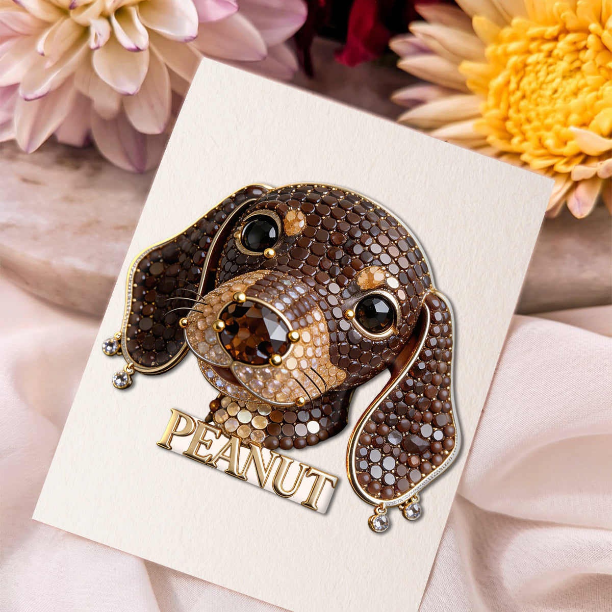 Unique Gift For Pet Lover - Personalized Dog Pin