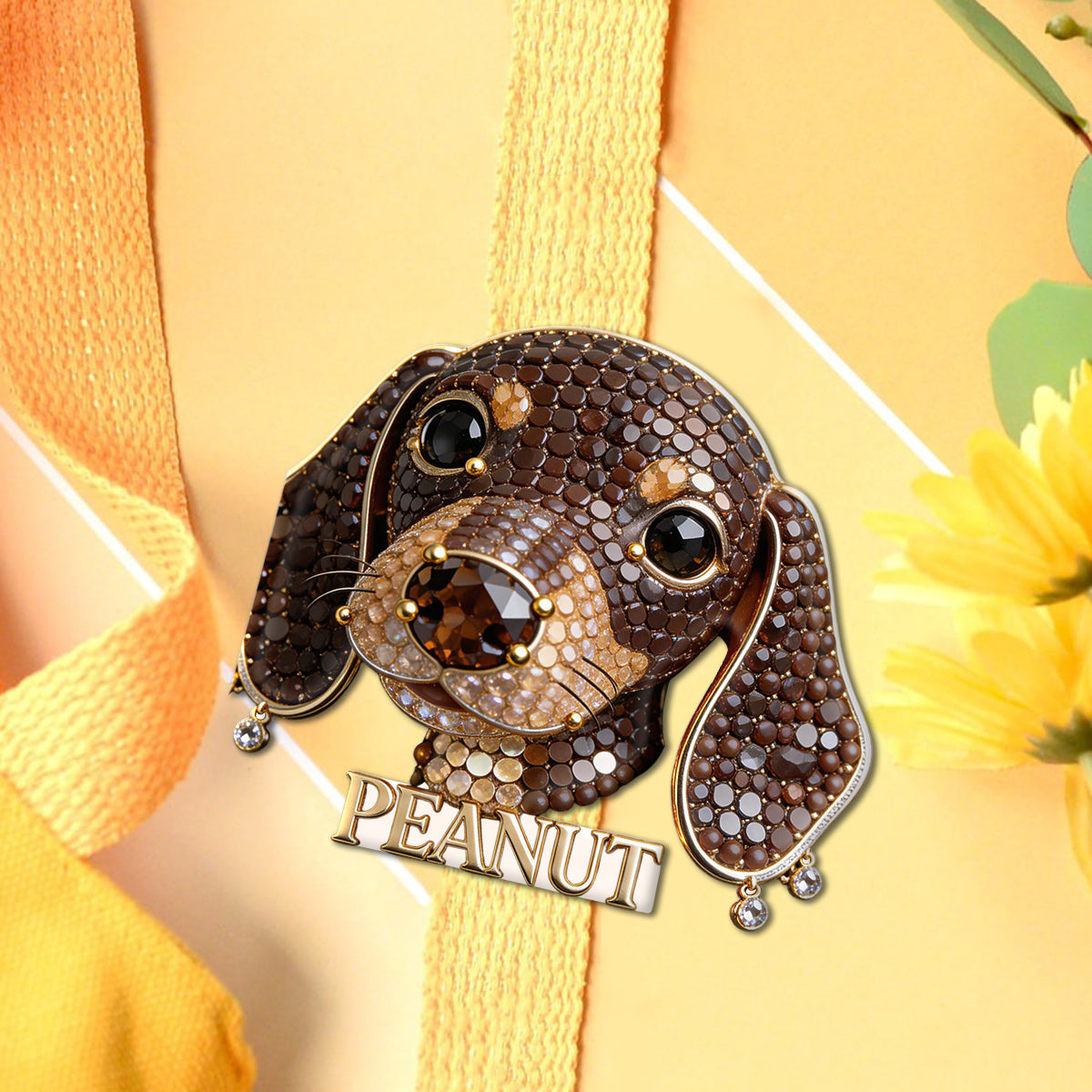 Unique Gift For Pet Lover - Personalized Dog Pin