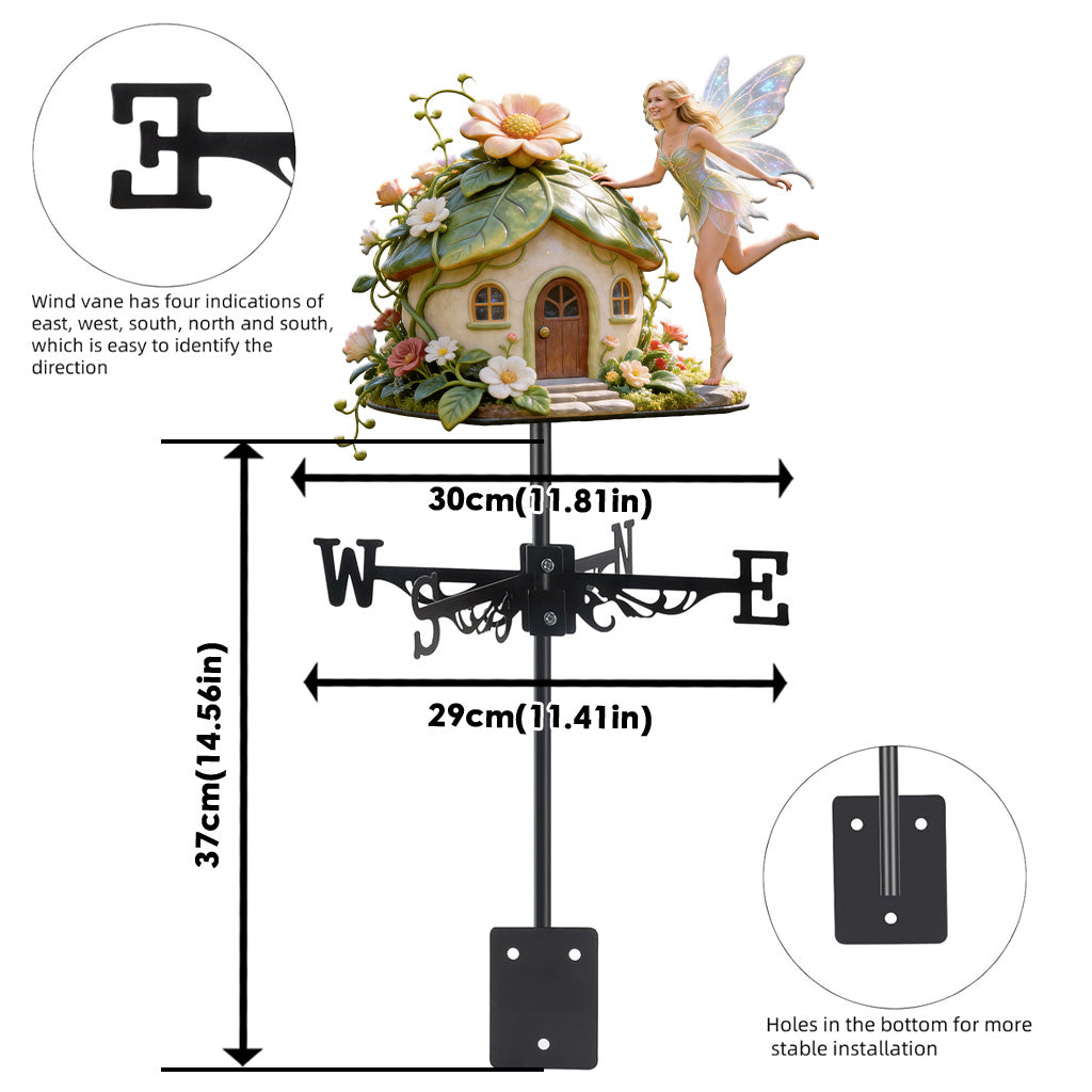 Tinkerbell Lovers, Fairy Theme Gift - Personalized Self Love Weather Vane