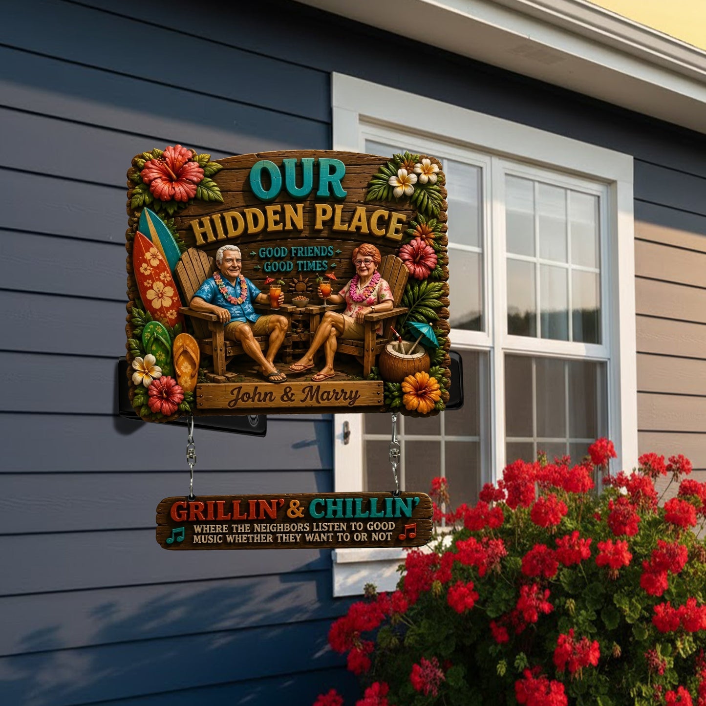 Welcome to Our Pool, Pool Sign - Personalized Wooden Wall Mount Sign
