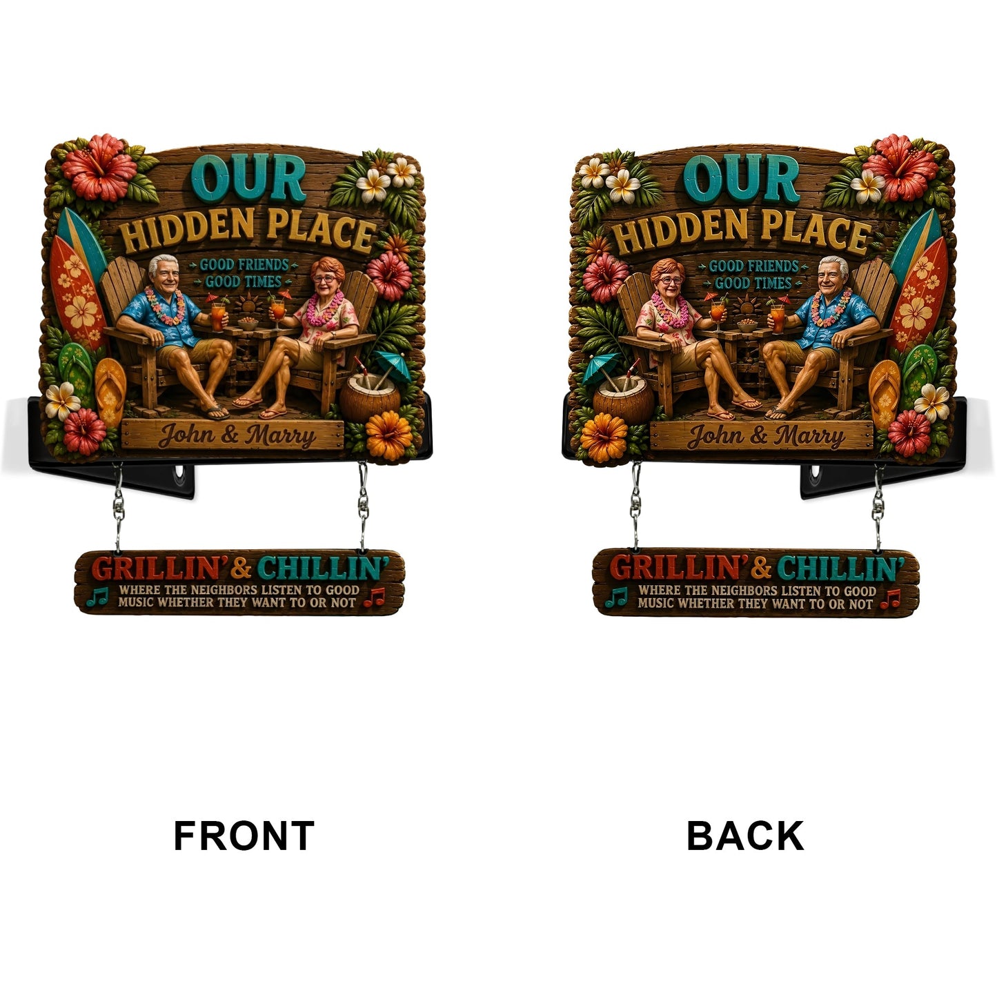 Welcome to Our Pool, Pool Sign - Personalized Wooden Wall Mount Sign