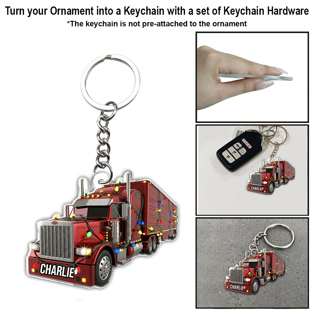 Truck Driver - Personalized Trucker Ornament