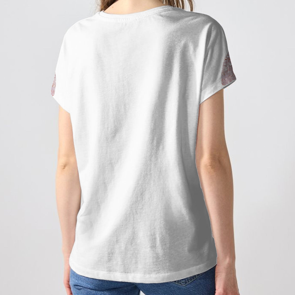 Strong Warriors - Personalized Breast Cancer Awareness Fully Printed V-Neck T-Shirt