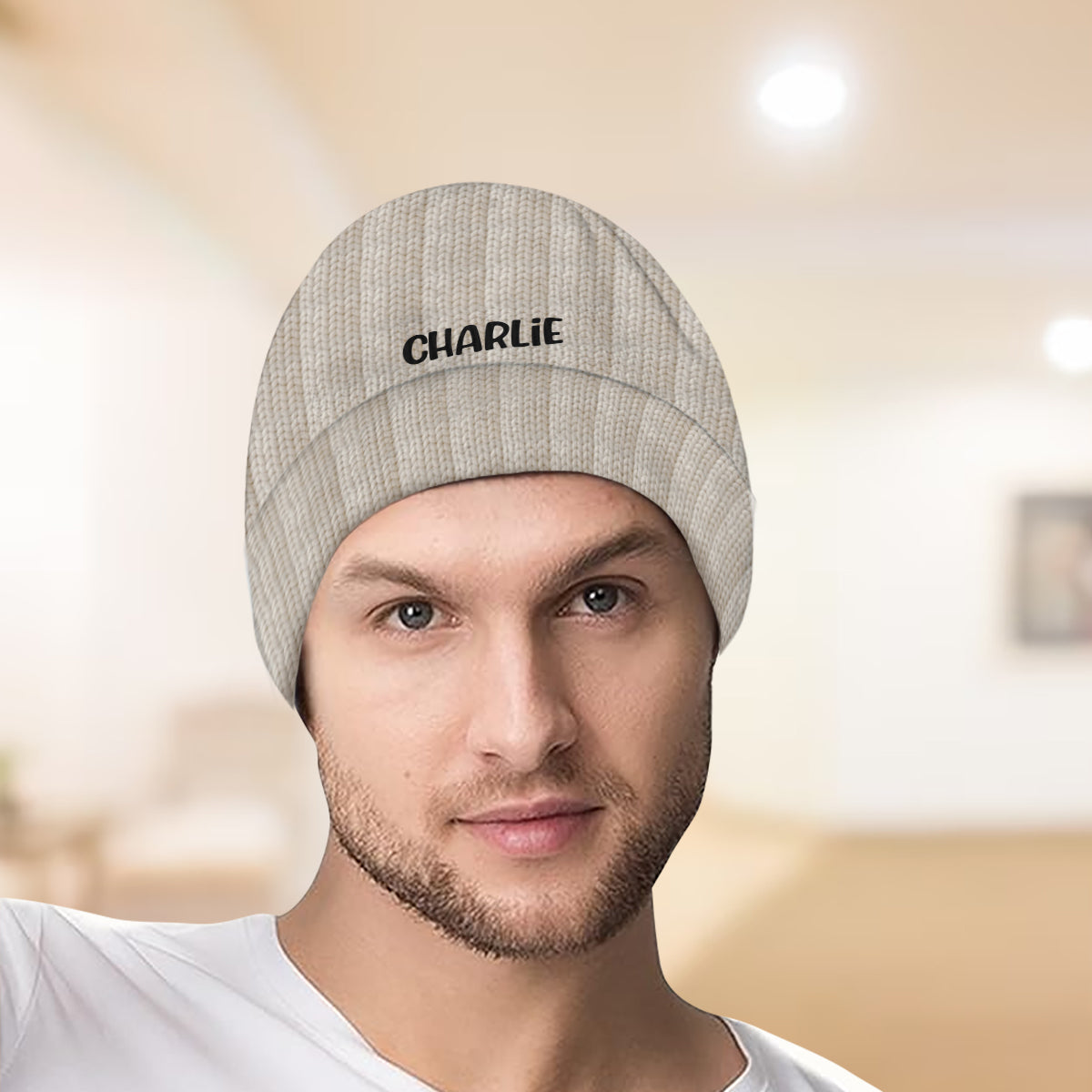 Love Cars - Personalized Kid Beanie Hat With Patches