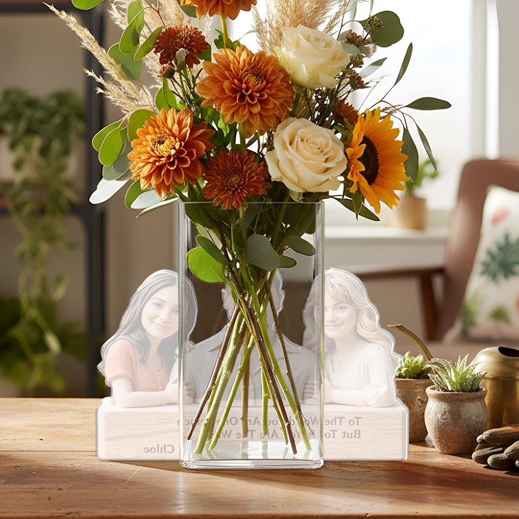 Perfect Father's Day Gift - Personalized Father Acrylic Pot