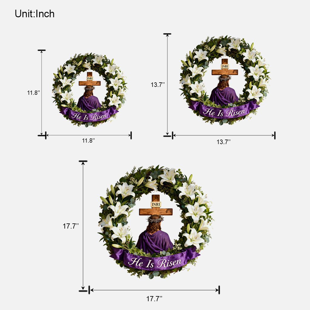 Reflect on the Path of Sacrifice, Easter Decoration - Personalized Christian Custom Shaped Wood Sign