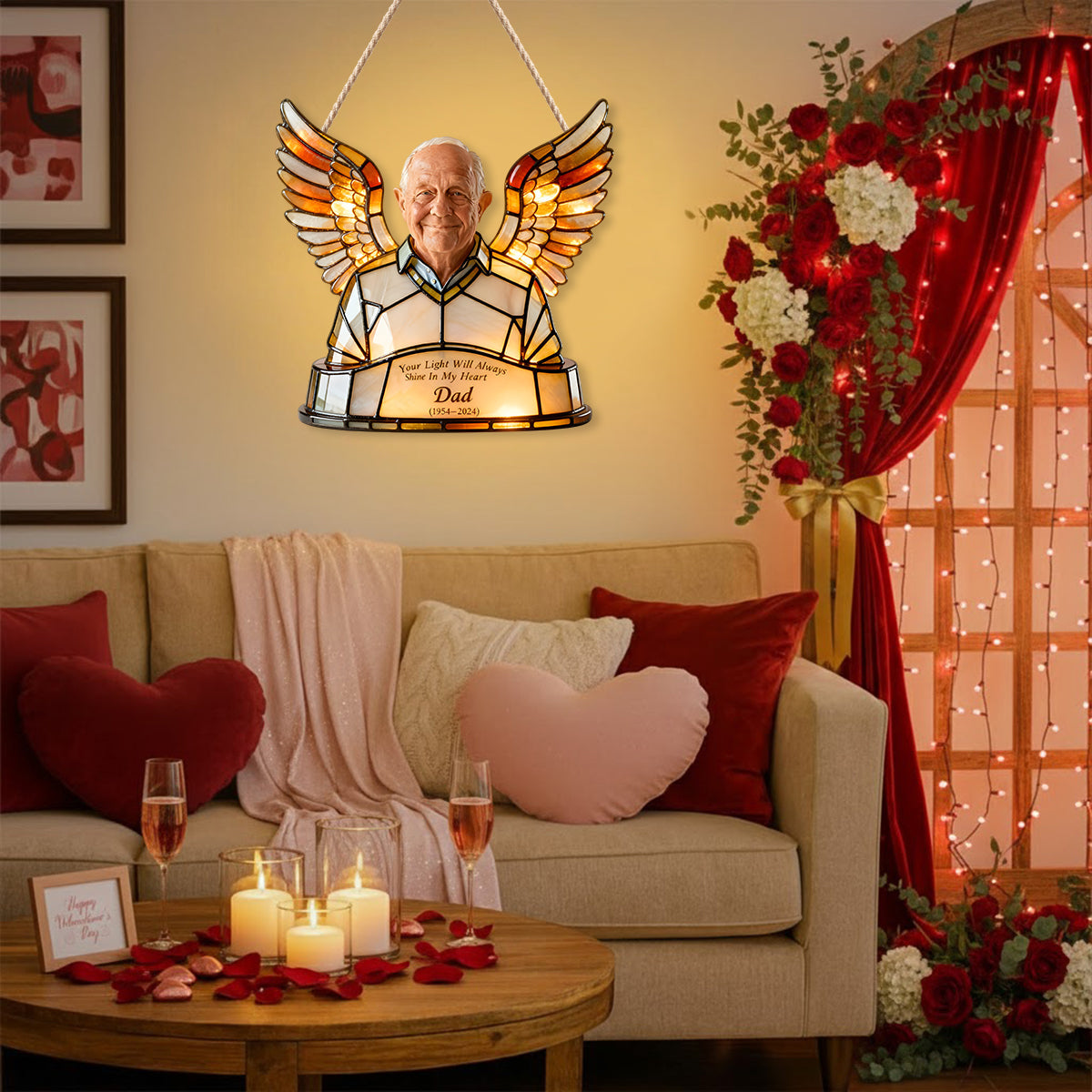 Your Light Will Always Shine - Personalized Memorial LED Light Acrylic Sign