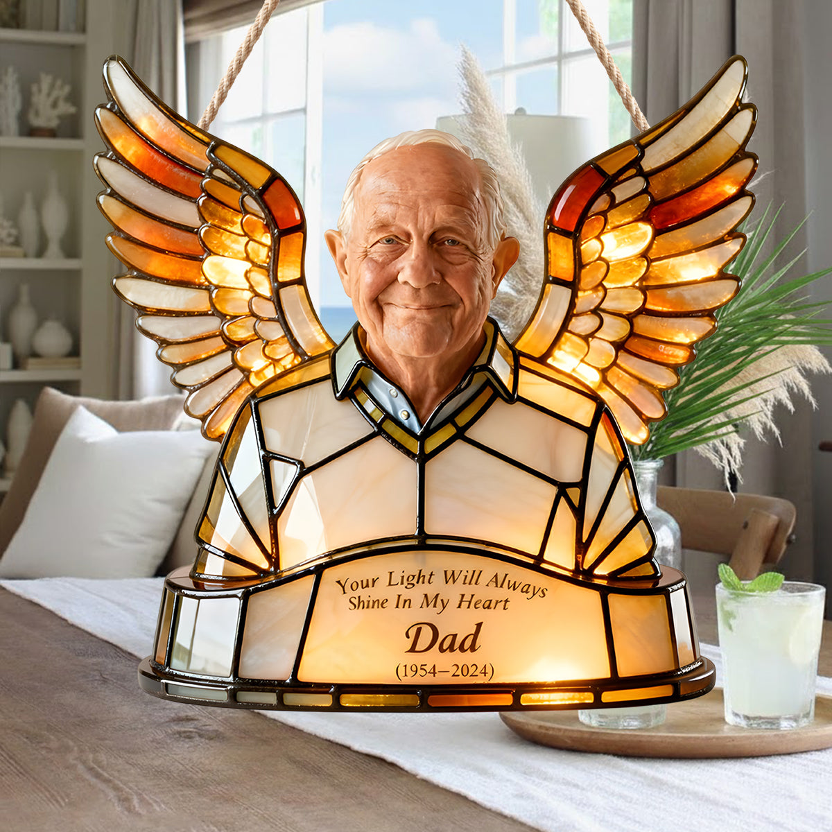 Your Light Will Always Shine - Personalized Memorial LED Light Acrylic Sign