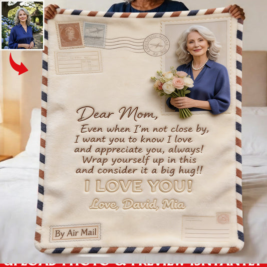 To my Mom - Personalized Mother Blanket