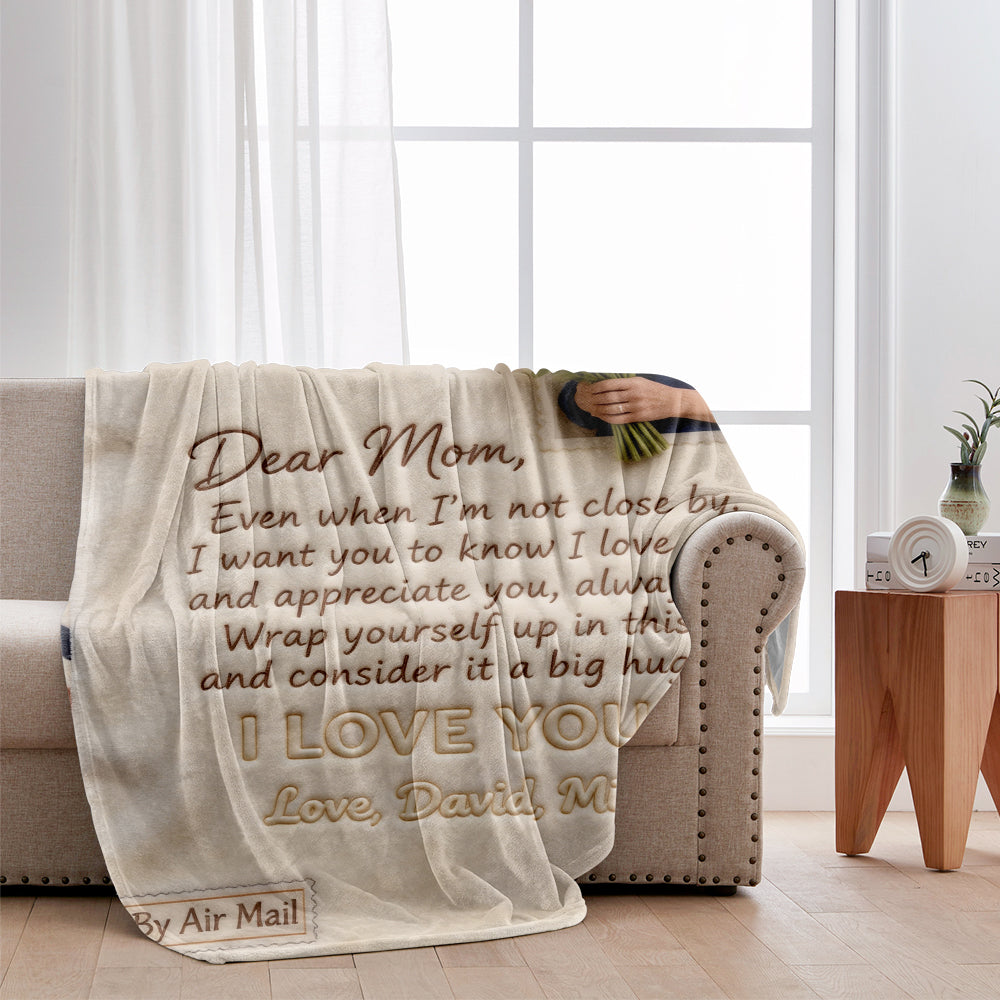 To my Mom - Personalized Mother Blanket