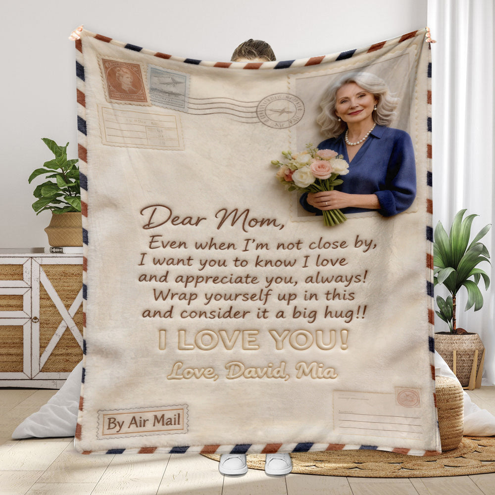 To my Mom - Personalized Mother Blanket